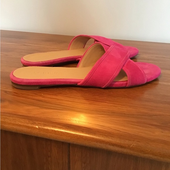 J Crew suede slides - Picture 2 of 4